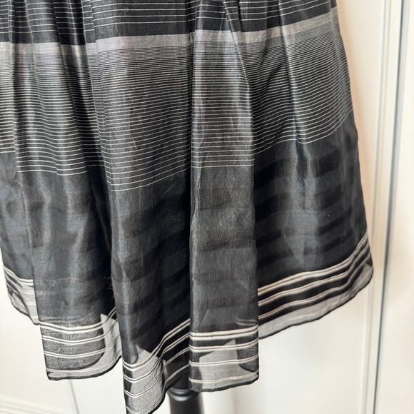 BCBGMaxAzria Strapless Organza Mini Dress Black - Picture 7 of 13